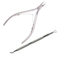 Combo – KD07 JAW16 Cuticle Nipper + SD516 Cuticle Pusher