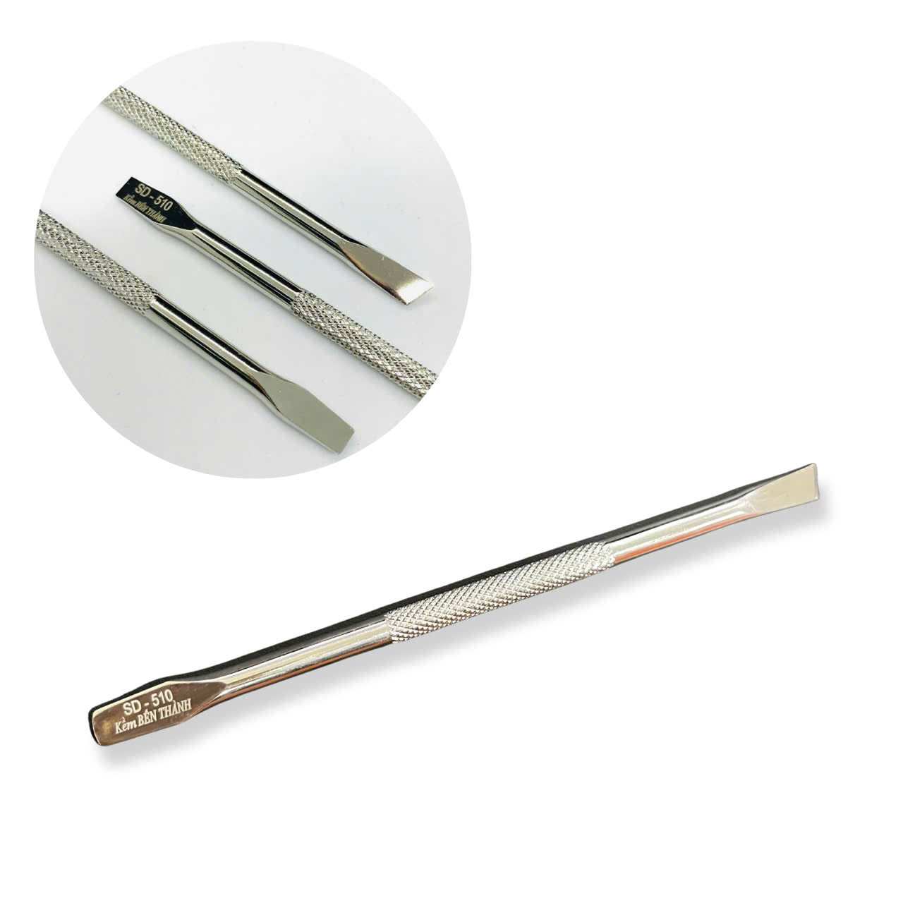 Combo - 10× KD-07 JAW16 Cuticle Nippers with SD507 / SD510 / SD516 / SD518, 2× BM02 & Tweezers 405 / 408